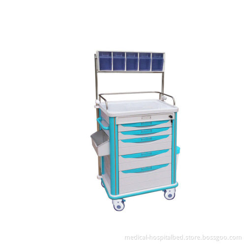 Surgery Rescue Medical Trolleys , Nurse / Doctor Anesthesia Cart